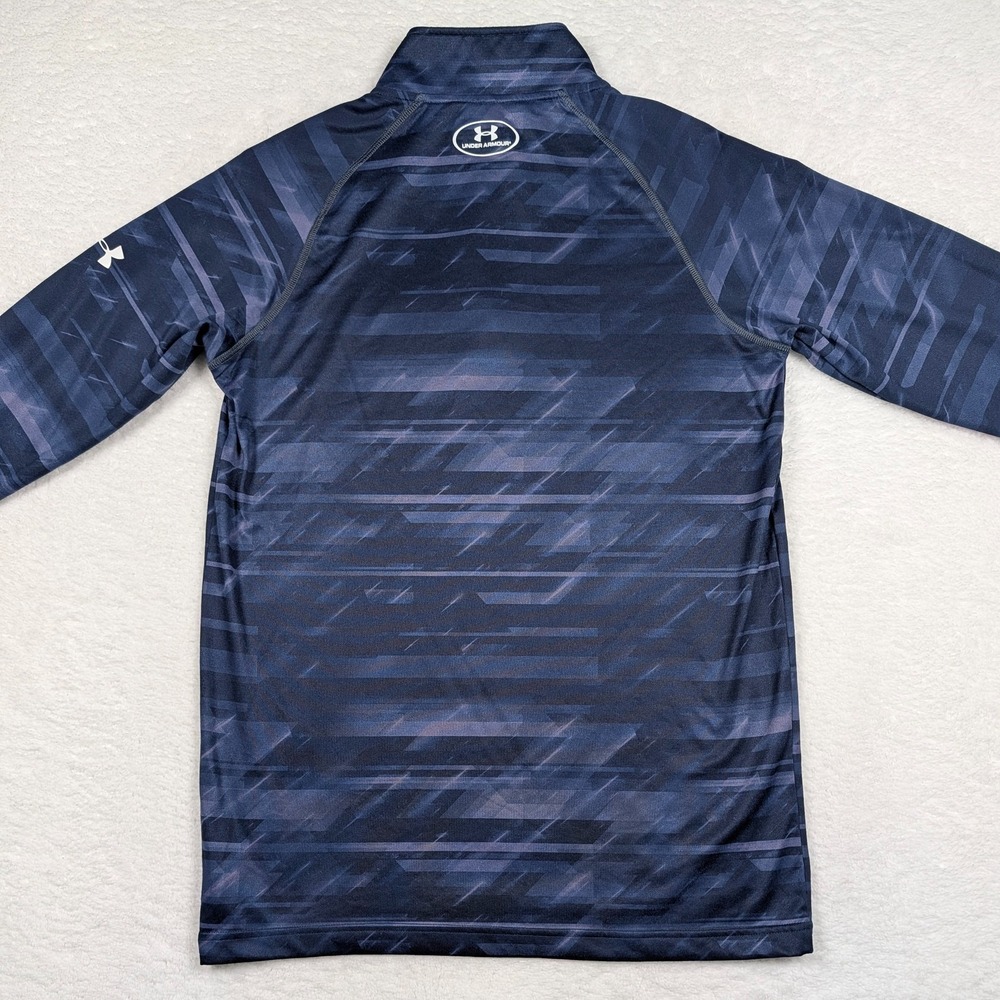 Yale Bulldogs Shirt Mens Small Blue NCAA Under Armour HeatGear 1/4 Zip - Picture 9 of 10